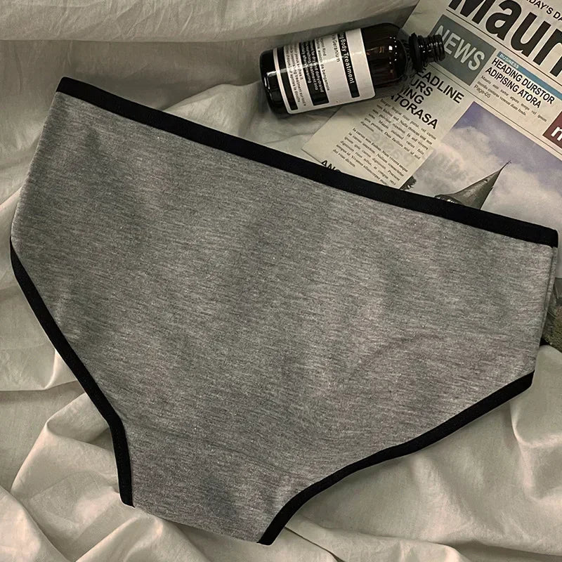Culotte femme coton style japonais — Taille mi-haute sans coutures respirante