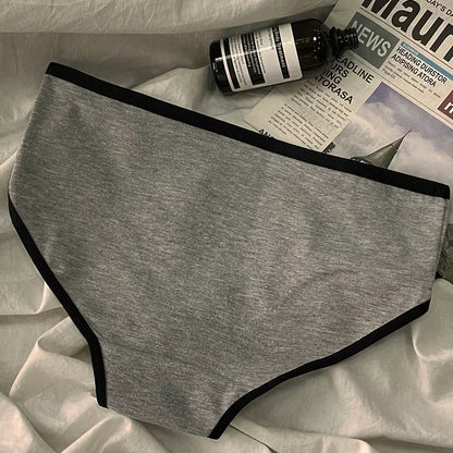 Culotte femme coton style japonais — Taille mi-haute sans coutures respirante