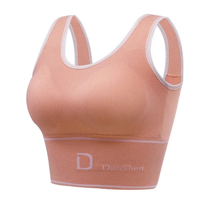 Brassiere sport sans armatures debardeur gainant S-XL