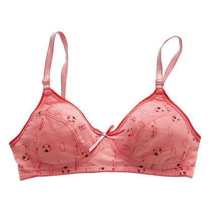 Soutien-gorge sport femme sans armature — 2 rangées de boutons couleur unie