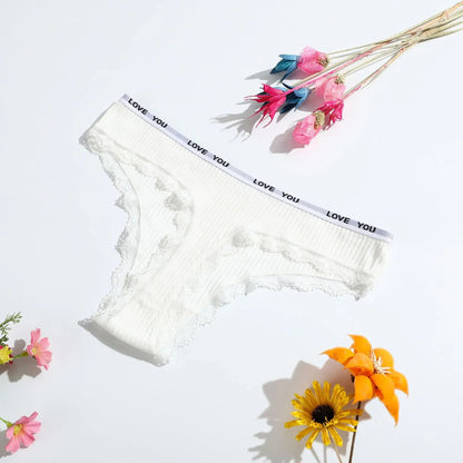 Thong coton taille basse couleur unie — S-XL