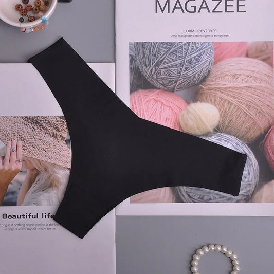 Tanga femme volants invisible — G-string sans coutures sexy lingerie
