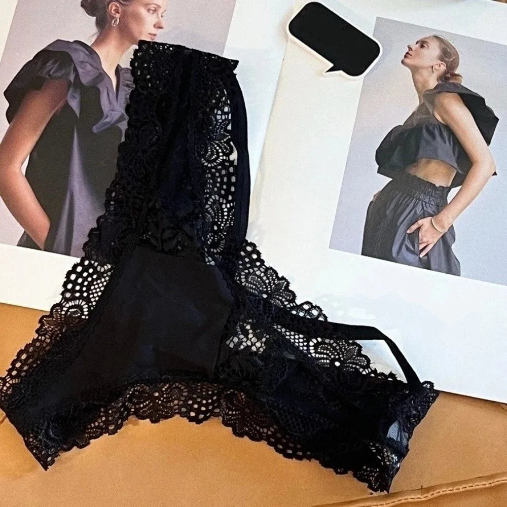 Culotte Seamless Taille Basse - Dentelle Ajournée - Nos Petits KIFF