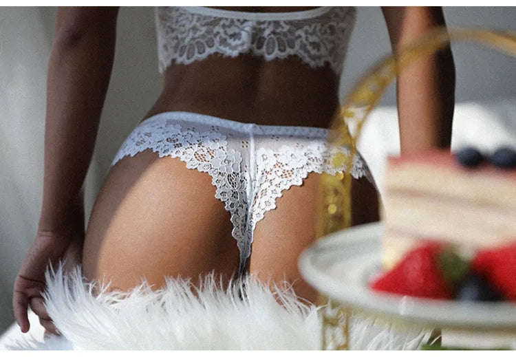 String tanga femme dentelle taille basse invisible respirant S-XL