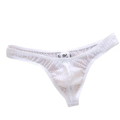 String homme G-string taille basse — Poche U respirant couleur unie sexy