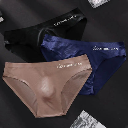 Slip homme ice silk — Taille basse ultra-fin sans coutures