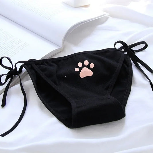 Culotte kawaii motif patte de chat style Lolita — S-XL