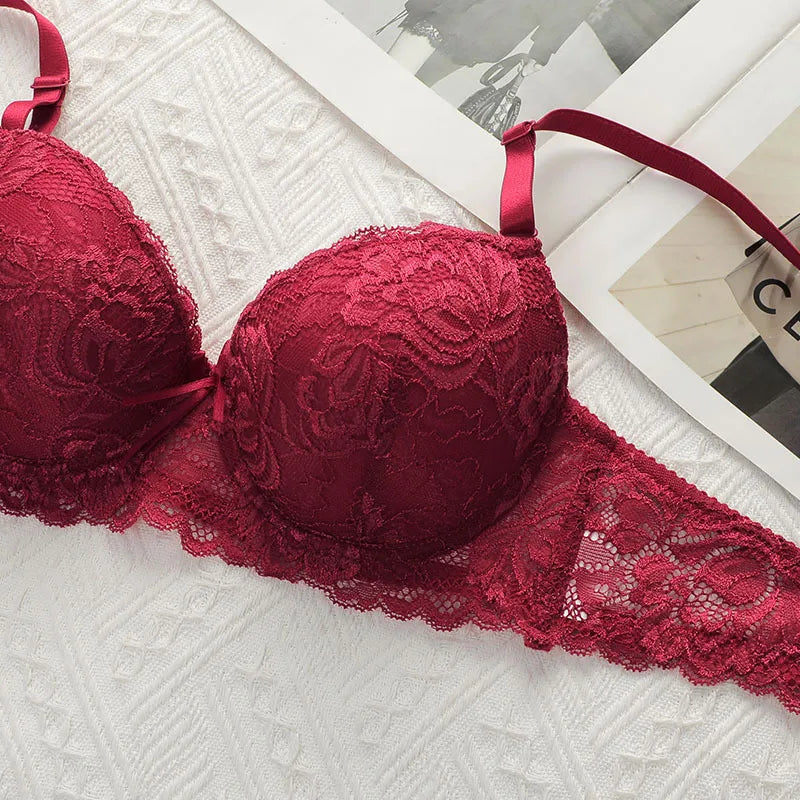 Bra and Panty Set Women's Lace Underwear Sexy Lingerie Set Women's Sexy Hot Lingerie Sets for Women Sexy Female Girl