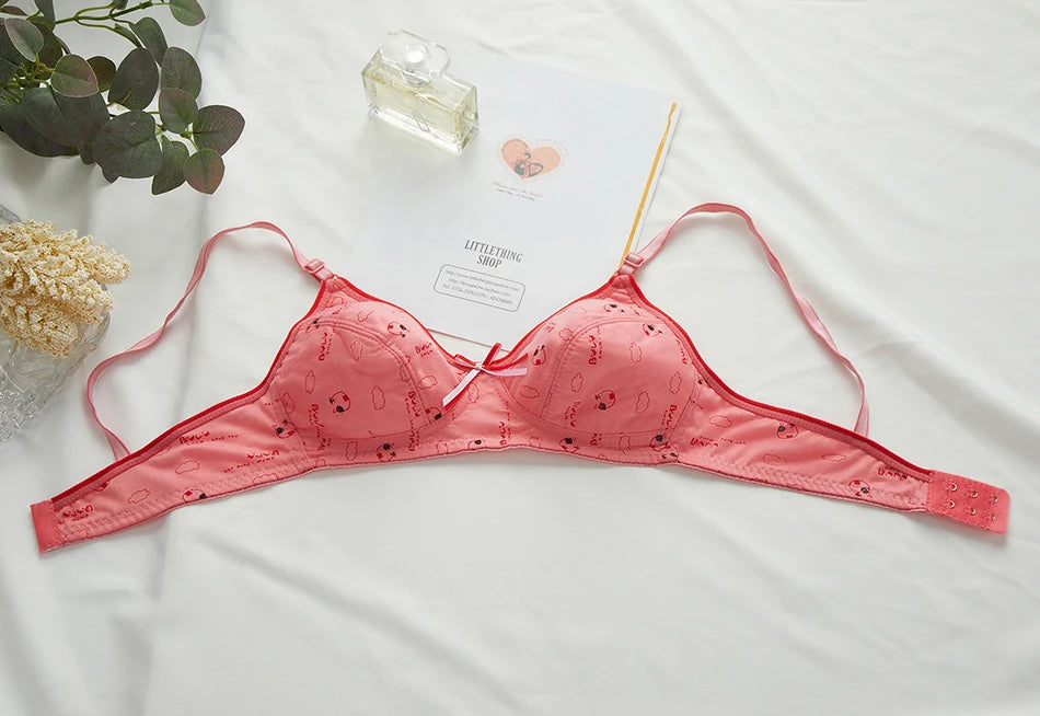 Soutien-gorge sport femme sans armature — 2 rangées de boutons couleur unie