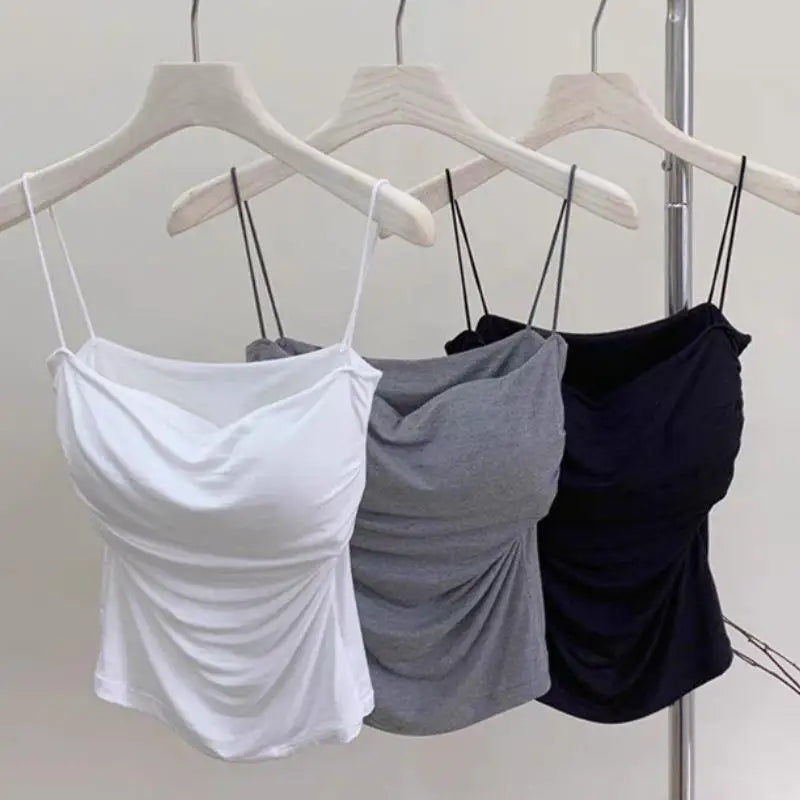 Brassière camisole sans coutures avec coussinet