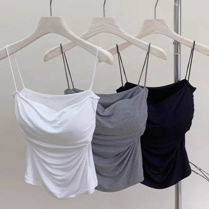 Brassière camisole sans coutures avec coussinet