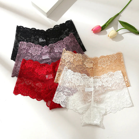 Lot 3 Boyshorts Floraux Dentelle - Confort & Style - Nos Petits KIFF