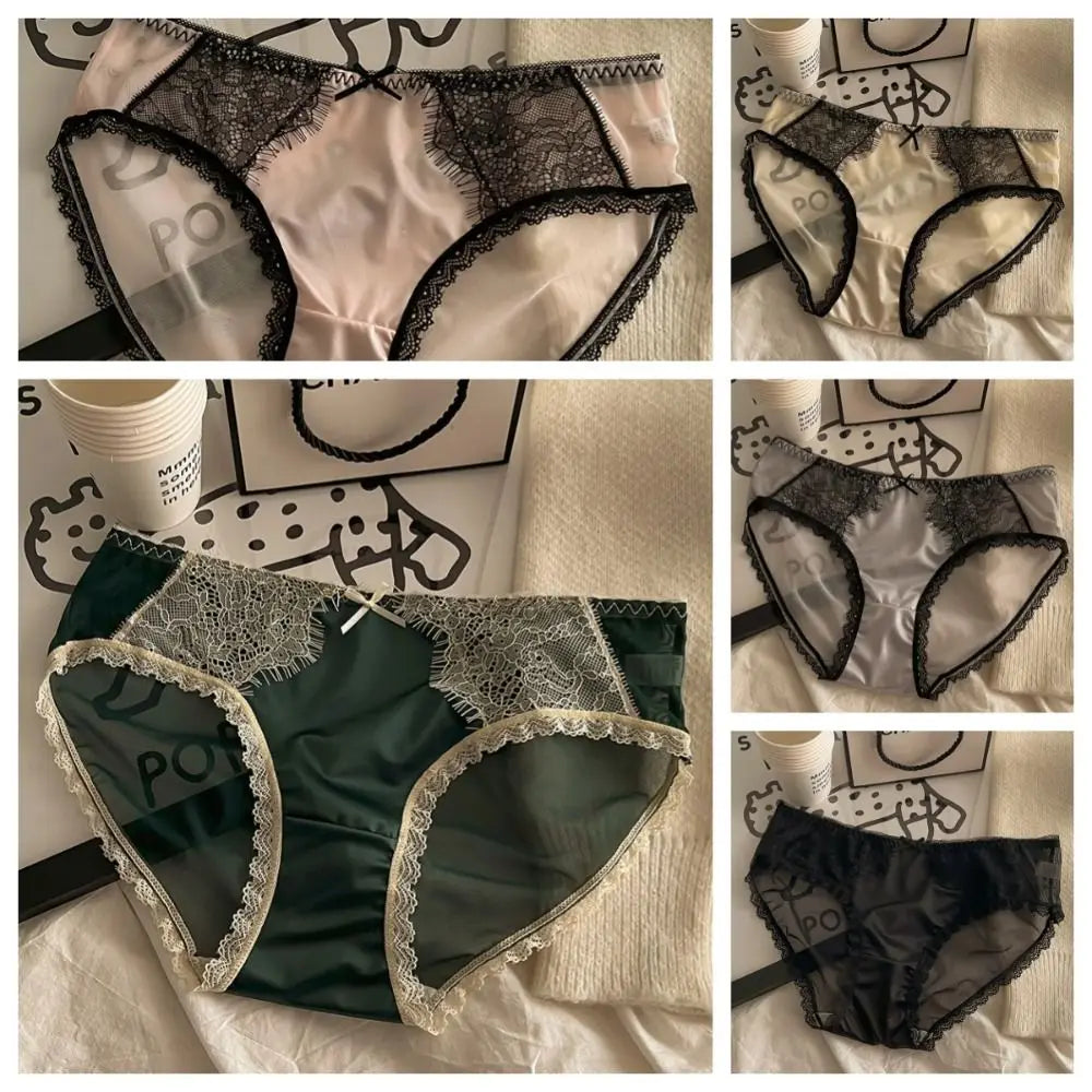 Culotte Femme Dentelle Sexy Sans Coutures - Entrejambe Coton - Nos Petits KIFF