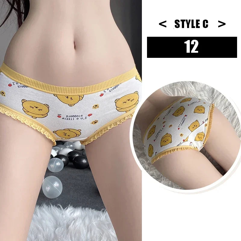 Culotte Femme Style Kawaii Anime - Sans Coutures Coton Stretch - Nos Petits KIFF