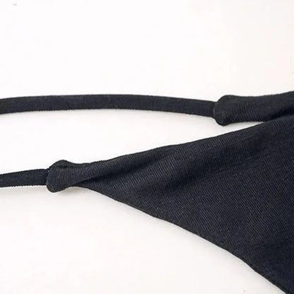 G-string femme taille basse sans coutures — Dentelle fine respirant couleur unie