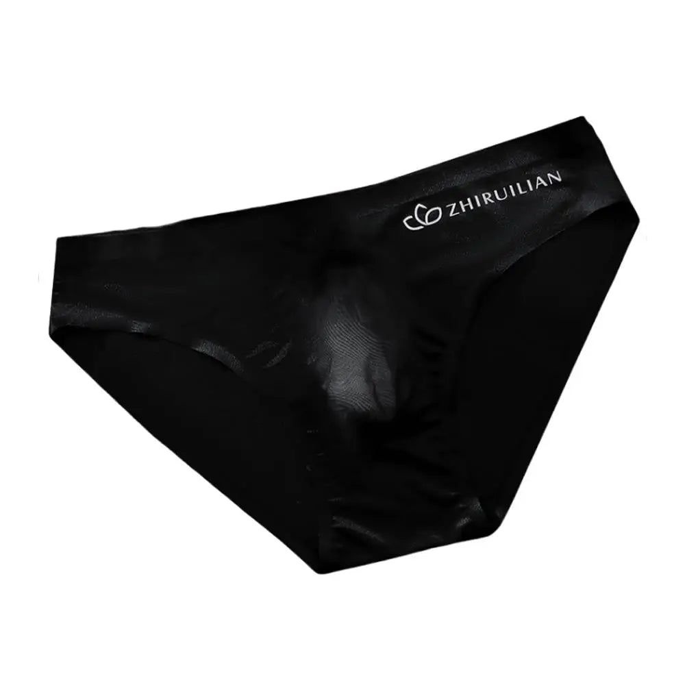 Slip homme ice silk — Taille basse ultra-fin sans coutures