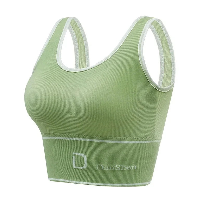 Brassiere sport sans armatures debardeur gainant S-XL