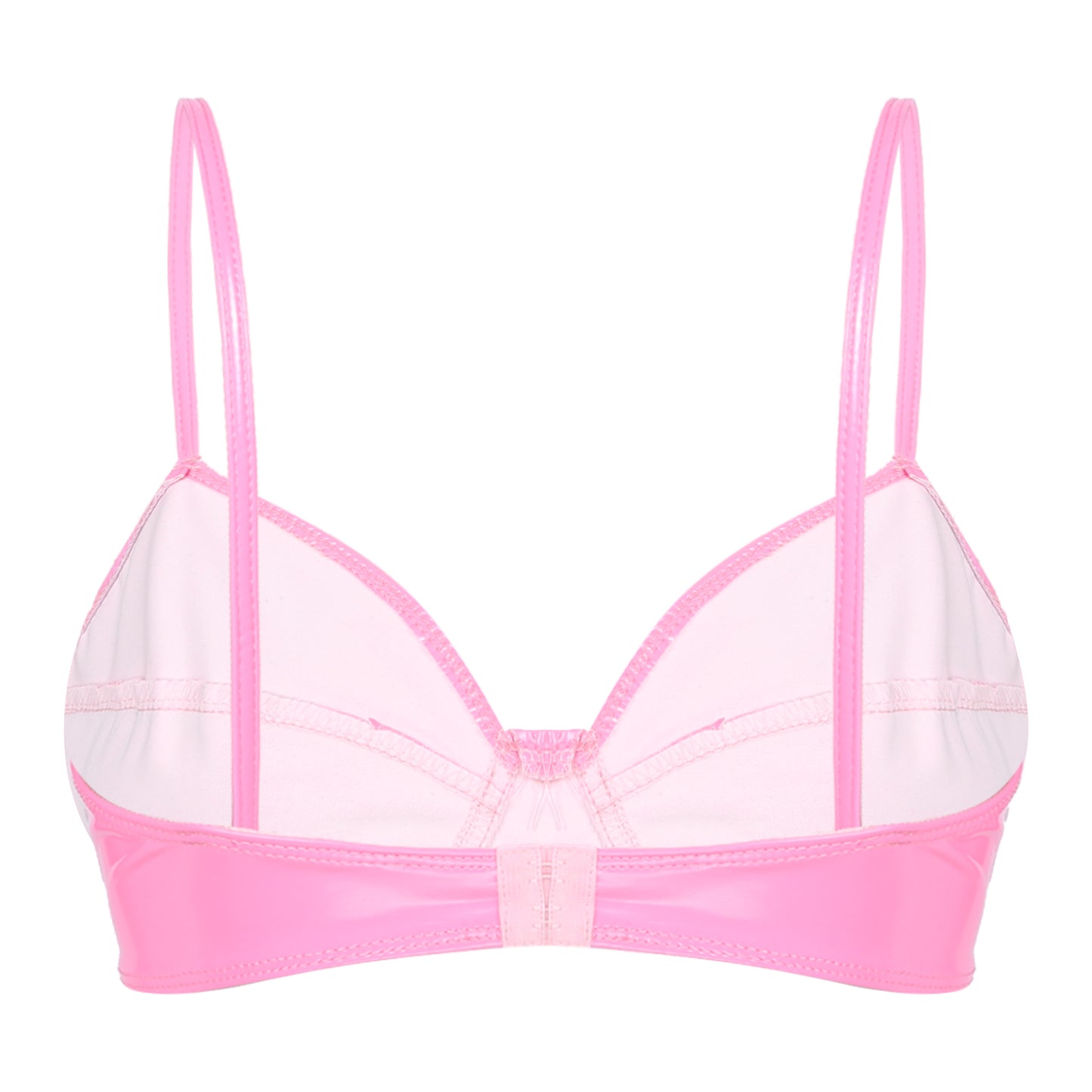 Brassiere Wet Look Cuir Vegan - Sans Armature S-XXL - Nos Petits KIFF