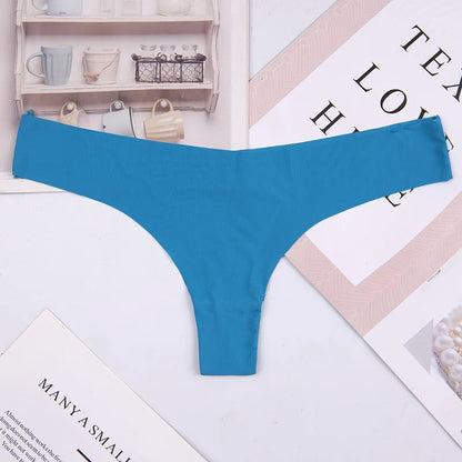 Tanga femme volants invisible — G-string sans coutures sexy lingerie
