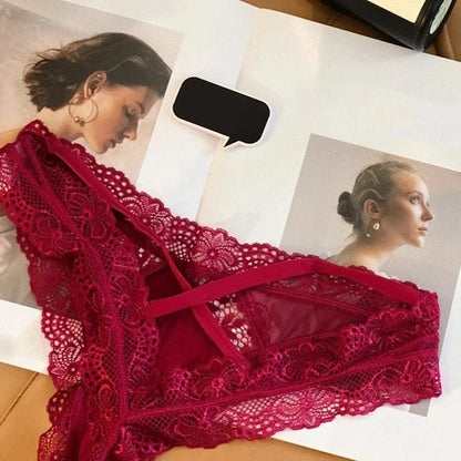 Culotte Seamless Taille Basse - Dentelle Ajournée - Nos Petits KIFF