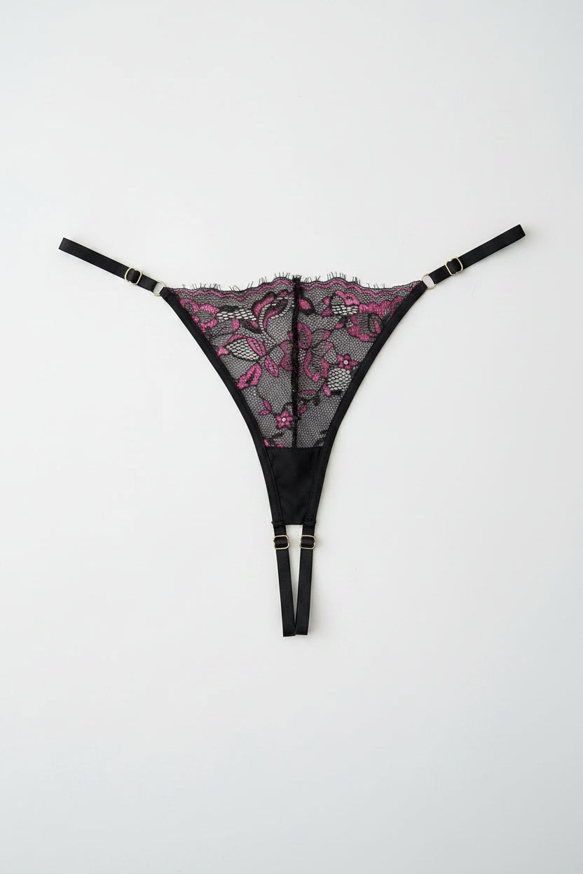 Culotte femme dentelle ajourée antibactérienne — Taille basse sans trace