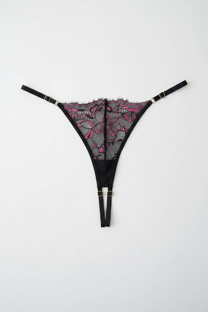Culotte femme dentelle ajourée antibactérienne — Taille basse sans trace