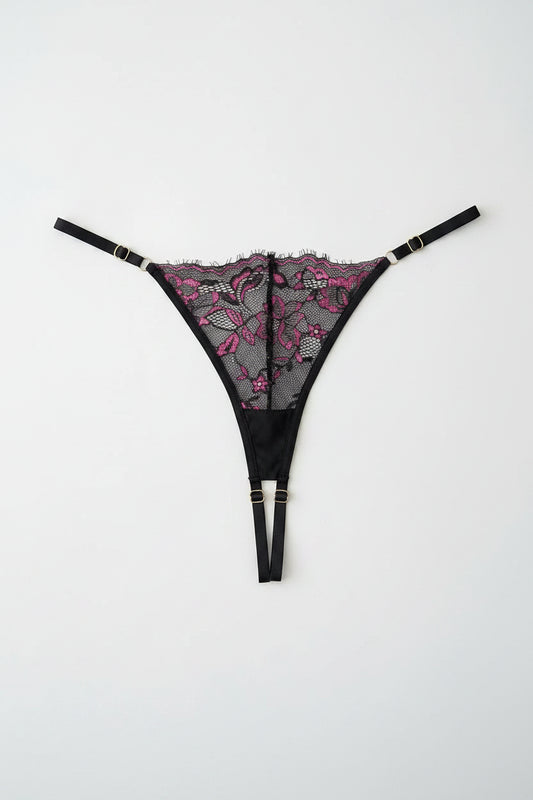Culotte femme dentelle ajourée antibactérienne — Taille basse sans trace