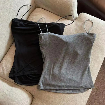 Brassière camisole sans coutures avec coussinet