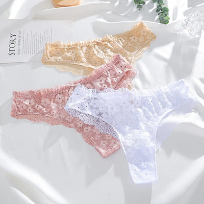 Culotte Dentelle G-String Sexy - Taille Basse - Nos Petits KIFF
