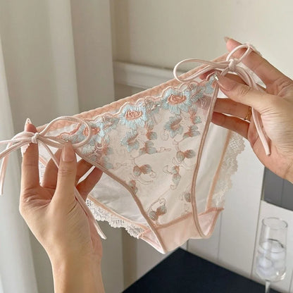 Culotte Florale Transparente Taille Basse - Taille Unique - Nos Petits KIFF