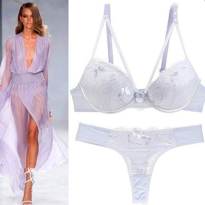 Brassière Dentelle Sexy Sans Épaulettes — Bonnet B-F