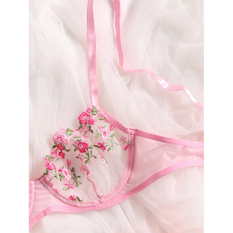 Ensemble Brassière & Culotte Dentelle Coloré — S-XL